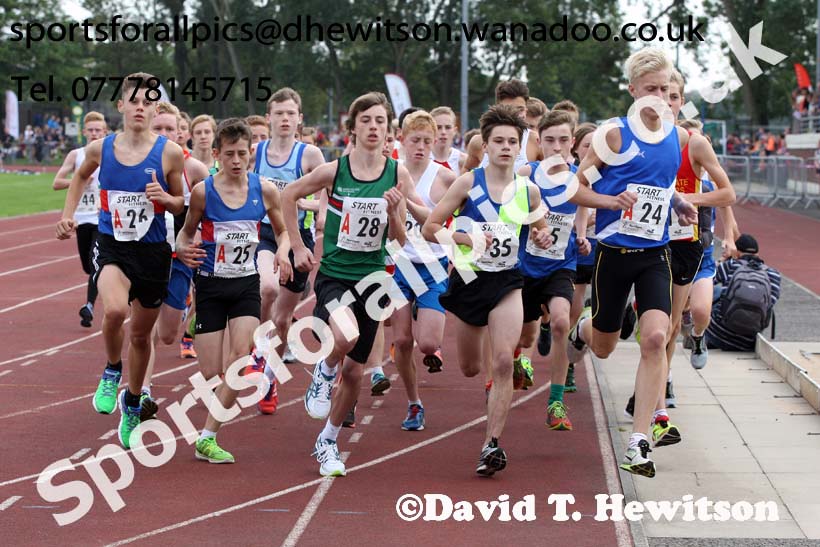 Boys under-15s, Northern Road Relays, Blackpool. Photo: David T. Hewitson/Sports for All Pics